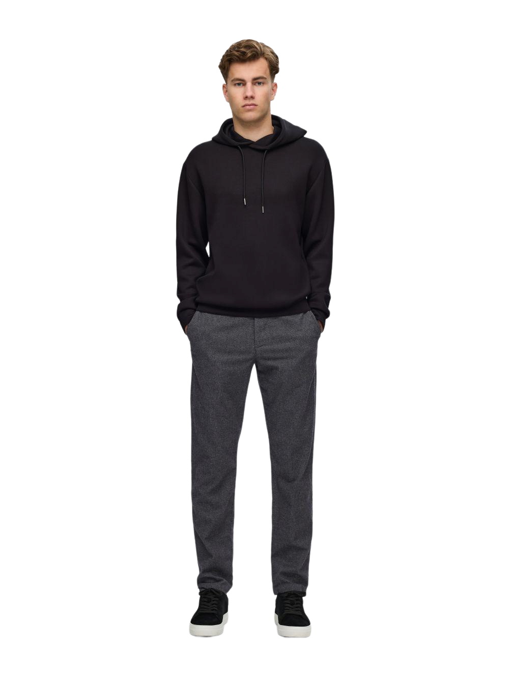 Selected Homme Herren Chino Hose SLH175-SLIM MILES BRUSHED - Slim Fit Blau günstig online kaufen