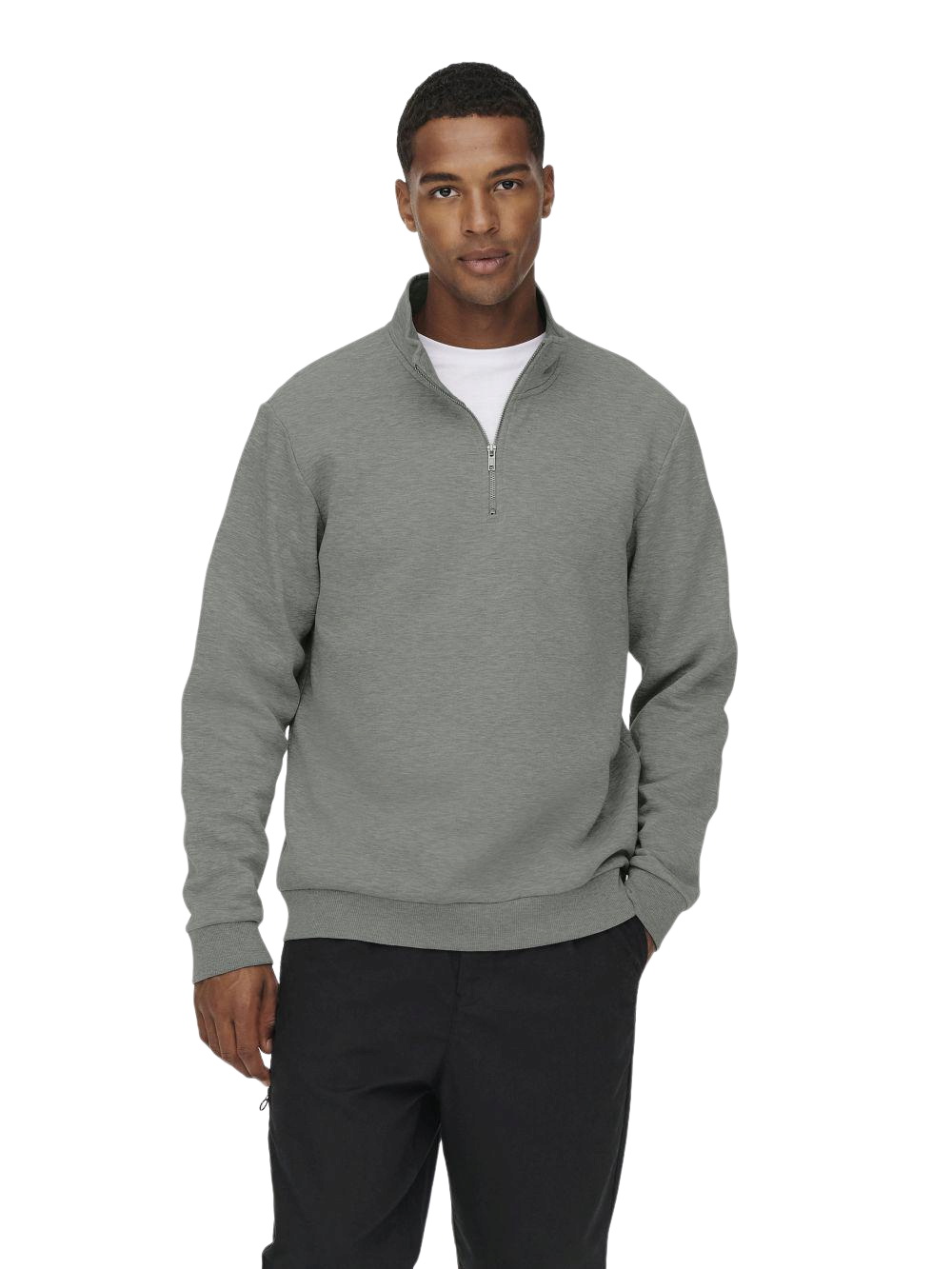 Only & Sons Herren Pullover ONSCERES HALF ZIP SWEAT - Regular Fit günstig online kaufen