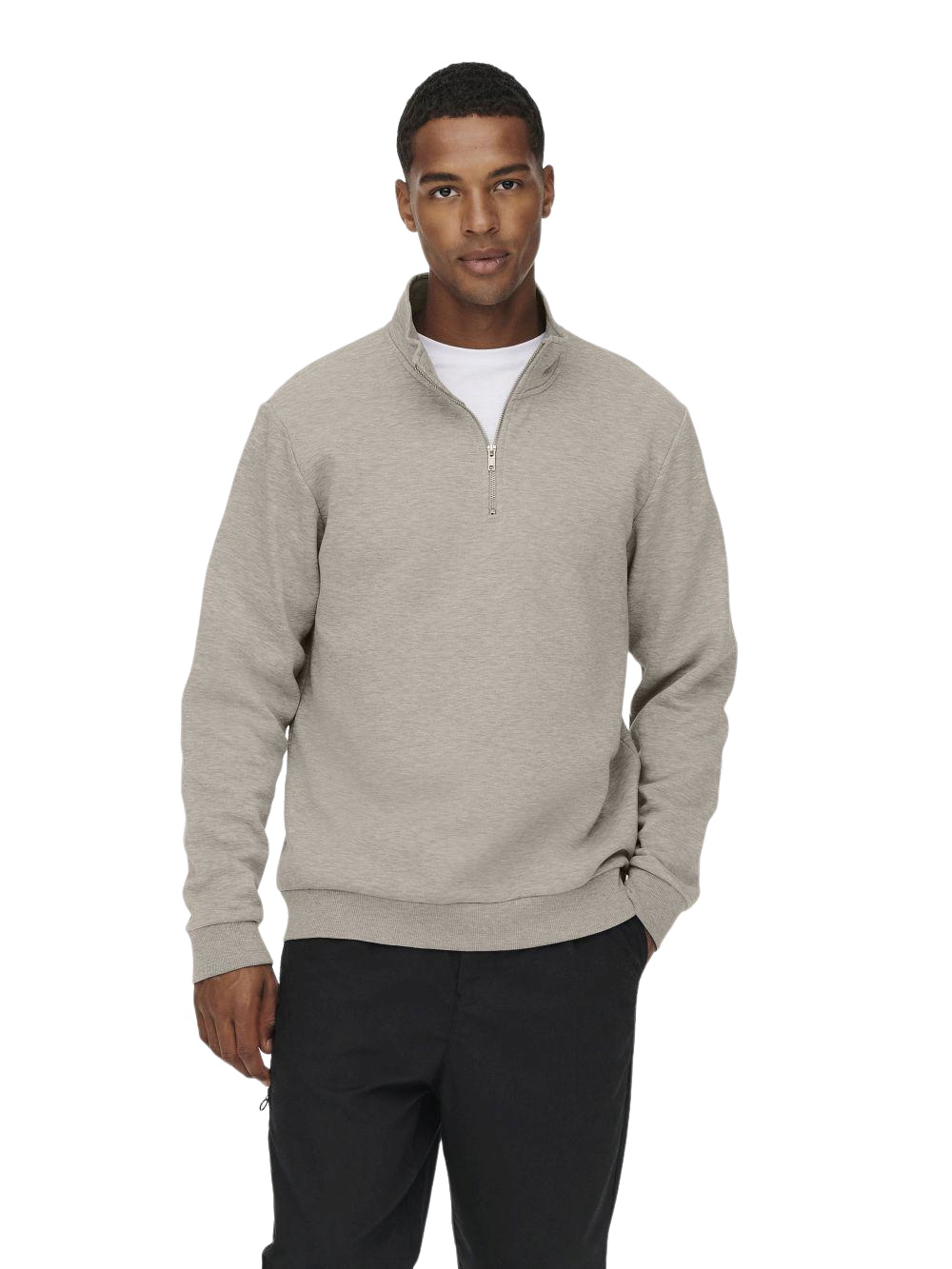 Only & Sons Herren Pullover ONSCERES HALF ZIP SWEAT - Regular Fit günstig online kaufen