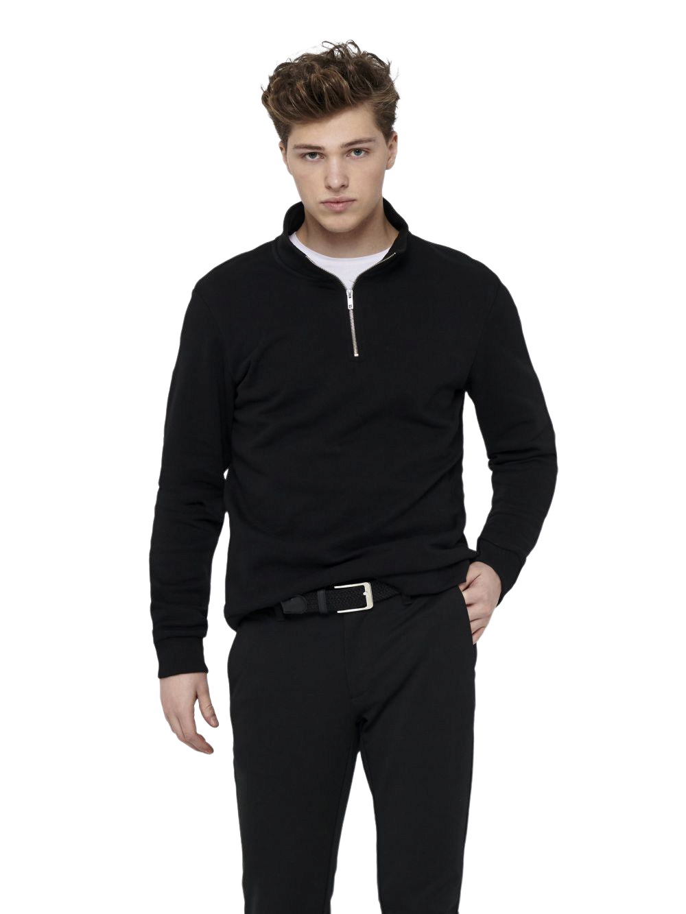Only & Sons Herren Pullover ONSCERES HALF ZIP SWEAT - Regular Fit günstig online kaufen