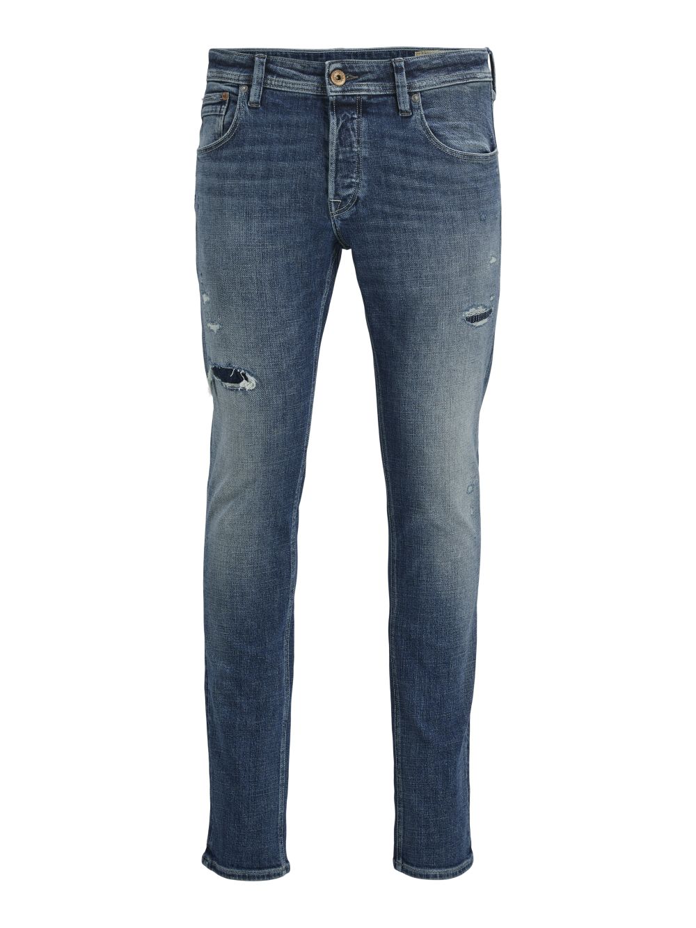 Jack & Jones Herren Jeans JJIGLENN JJCOLE - Low Waist - Slim Fit - Blau günstig online kaufen