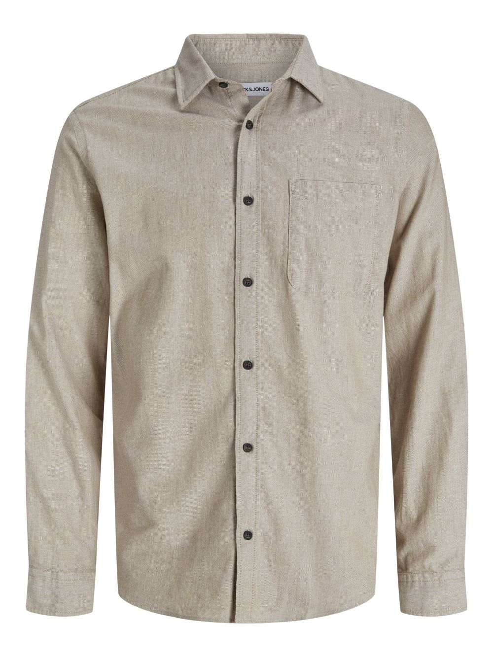Jack & Jones Herren Freizeit Hemd JJECLASSIC MELANGE SHIRT Regular Fit günstig online kaufen