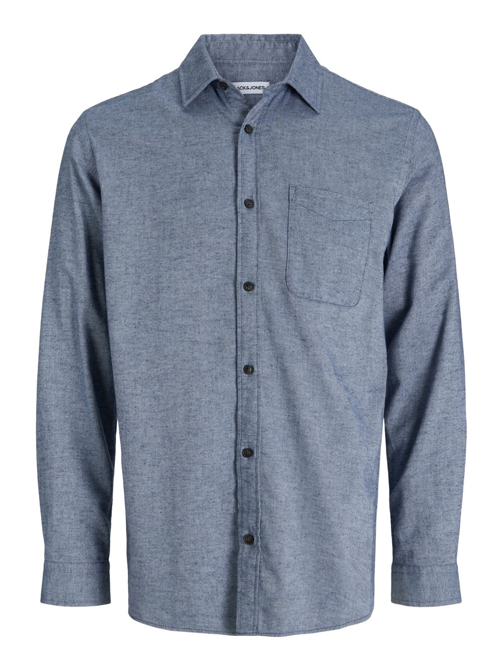 Jack & Jones Herren Freizeit Hemd JJECLASSIC MELANGE SHIRT Regular Fit günstig online kaufen