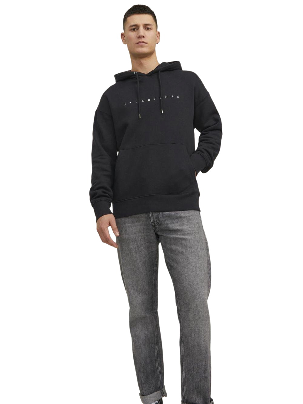Jack & Jones Herren Hoodie Kapuzenpullover JJESTAR JJ SWEAT HOOD - Relaxed günstig online kaufen