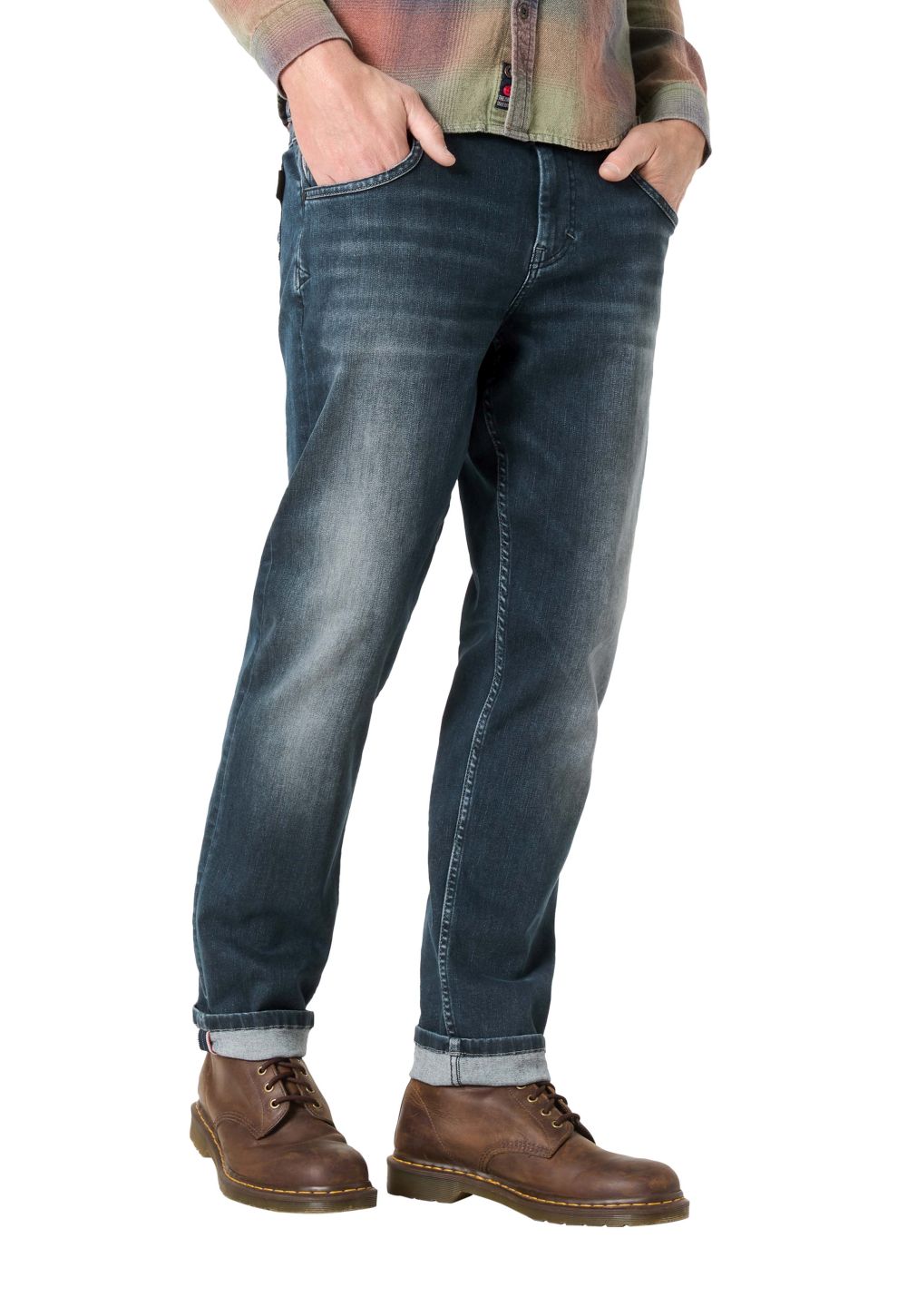 TIMEZONE Herren Jeans REGULAR JACKTZ - Regular Fit - Mid Waist - Blau günstig online kaufen