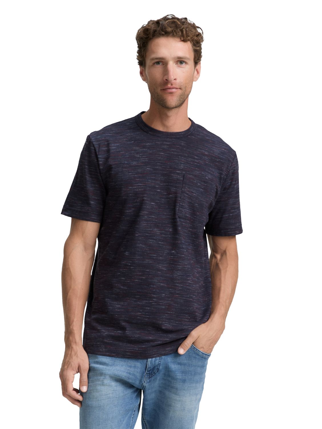 Tom Tailor Herren T-Shirt "MULTICOLORED" - Regular Fit günstig online kaufen