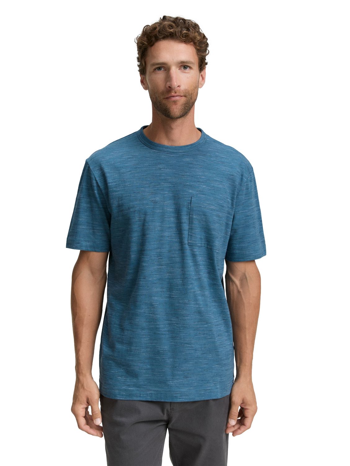 Tom Tailor Herren T-Shirt "MULTICOLORED" - Regular Fit