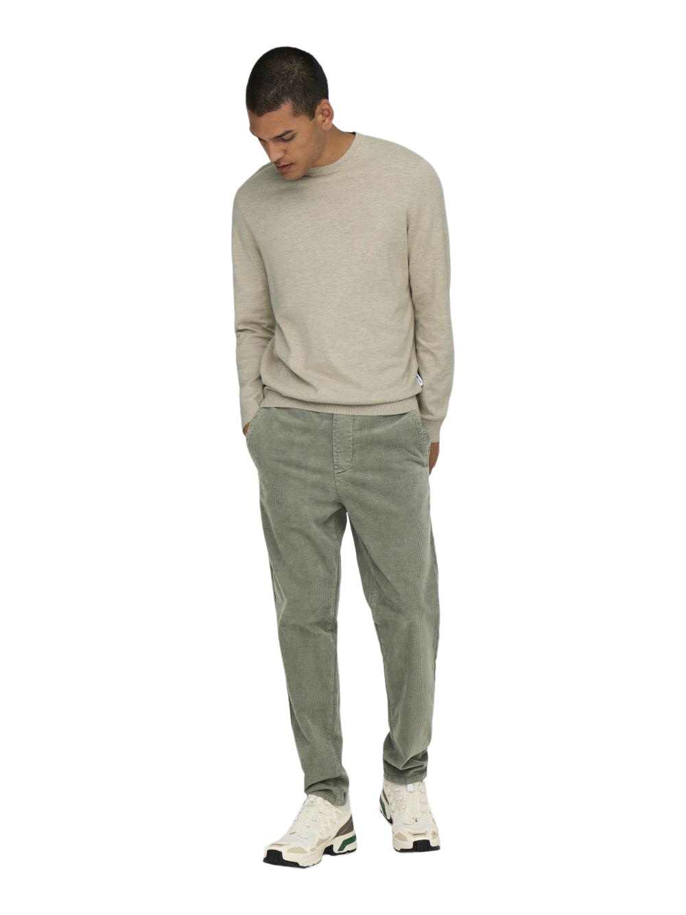 Only & Sons Herren Sweatpant ONSLINUS TAP CORDUROY 0185 PANT - Tapered Fit günstig online kaufen