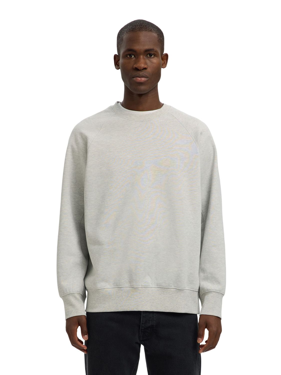 Selected Herren Rundhals Sweatshirt SLHRELAXARON LS RAGLAN SWEAT - Relaxed günstig online kaufen