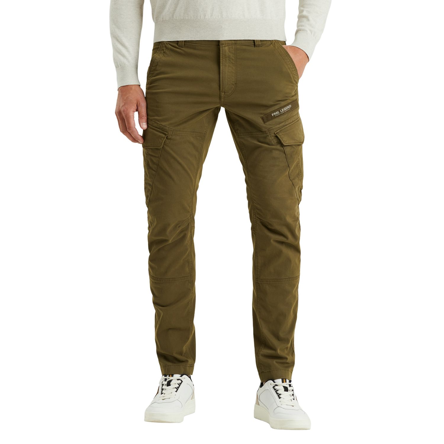 PME Legend Herren Cargohose NORDROP CARGO STRETCH TWILL - Tapered Fit