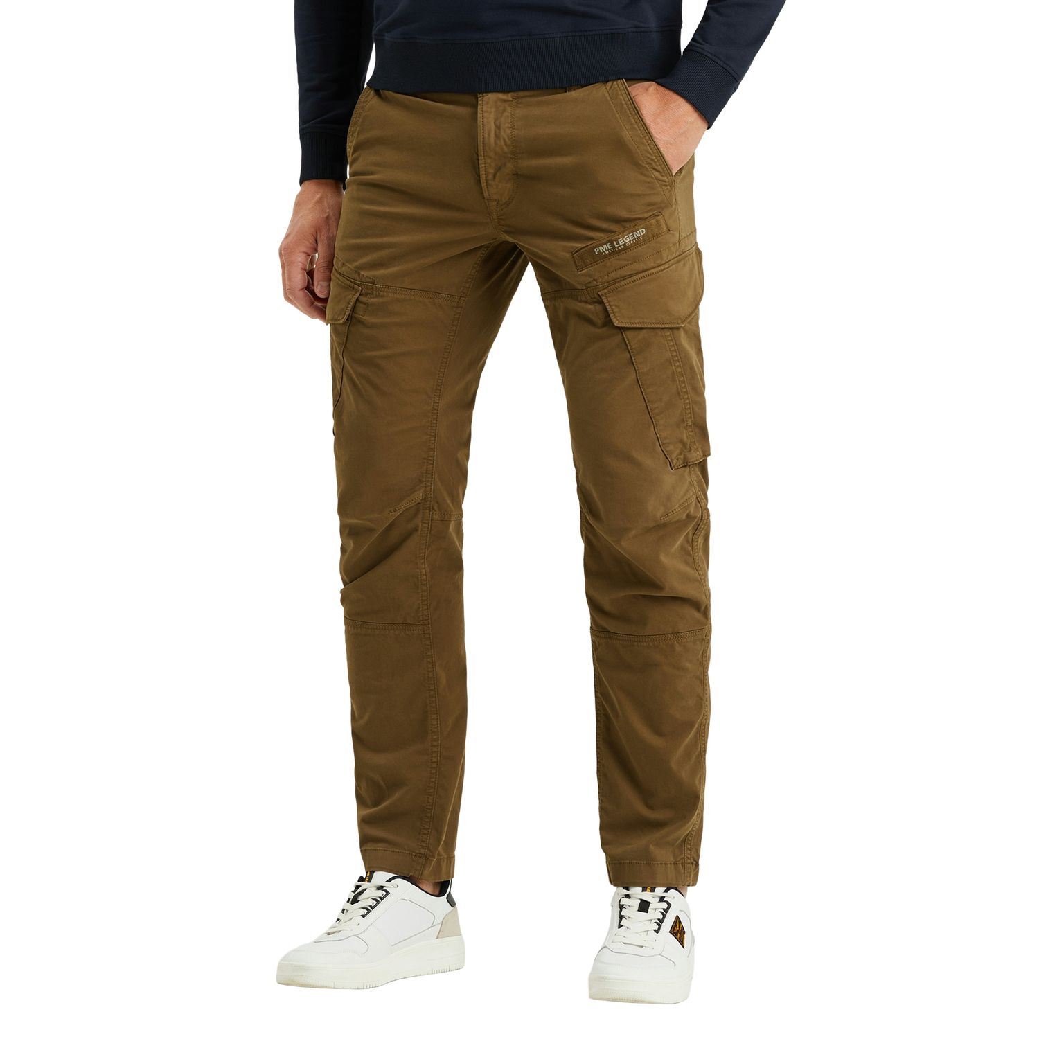 PME Legend Herren Cargohose NORDROP CARGO STRETCH TWILL - Tapered Fit