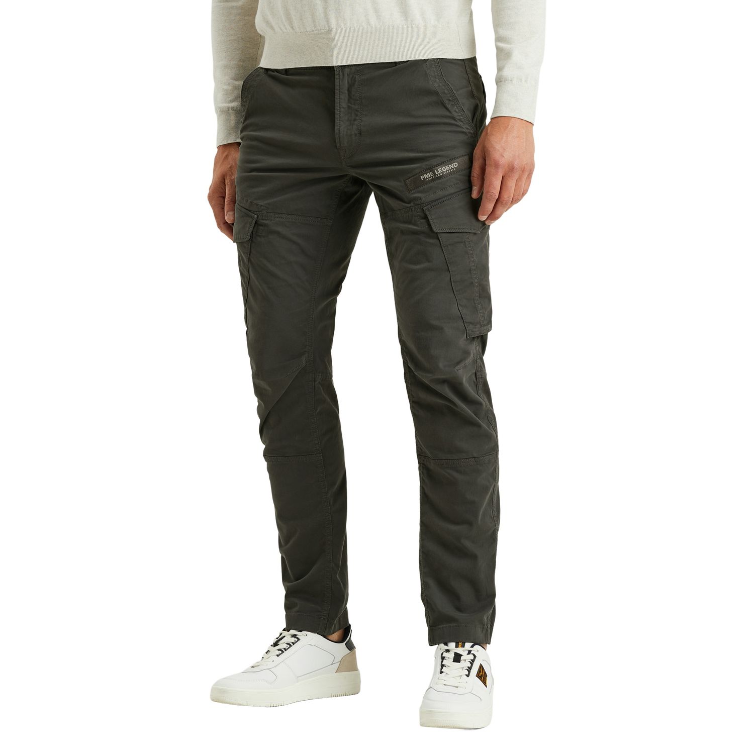 PME Legend Herren Cargohose NORDROP CARGO STRETCH TWILL - Tapered Fit