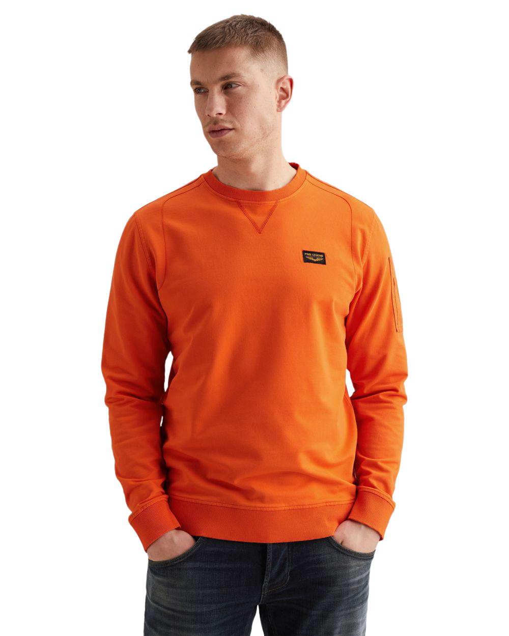 Thumbnail - PME-Legend Herren Sweatshirt CREWNECK AMERICAN CLASSIC - Regular Fit