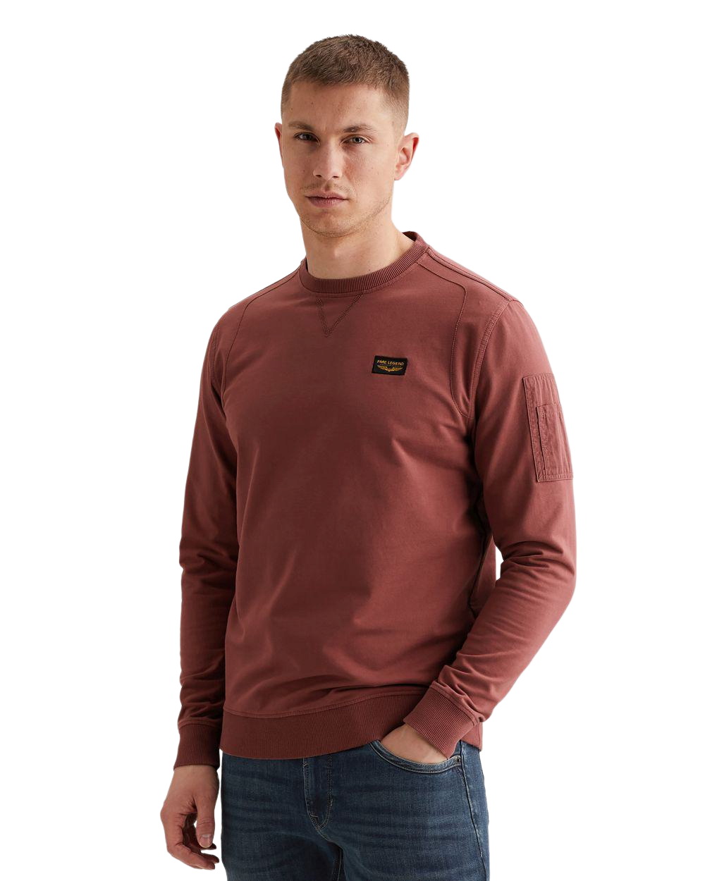 PME-Legend Herren Sweatshirt CREWNECK AMERICAN CLASSIC - Regular Fit günstig online kaufen