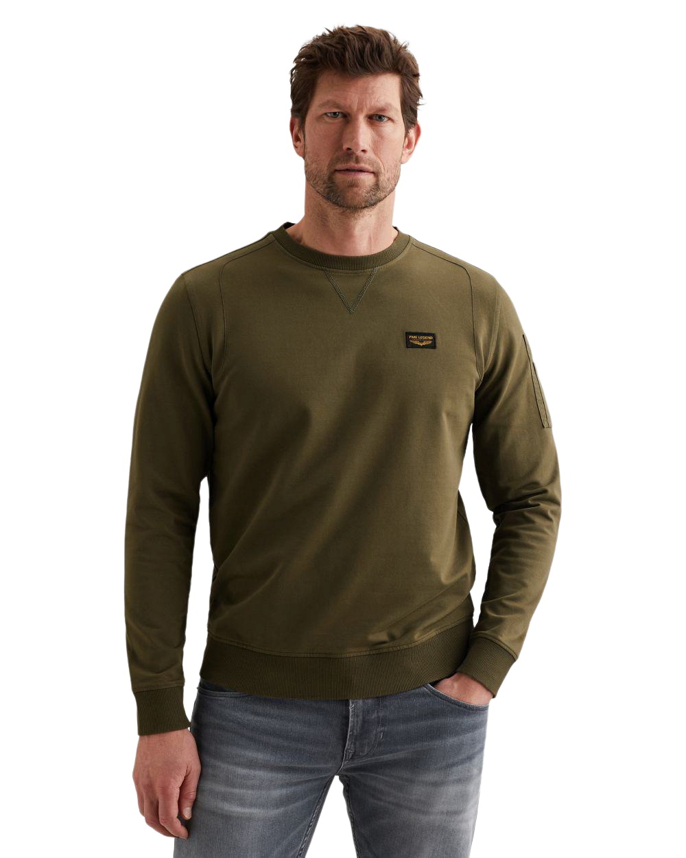 PME-Legend Herren Sweatshirt CREWNECK AMERICAN CLASSIC - Regular Fit günstig online kaufen