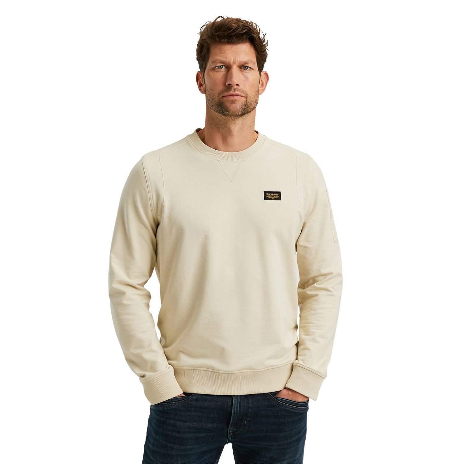 PME-Legend Herren Sweatshirt CREWNECK AMERICAN CLASSIC - Regular Fit