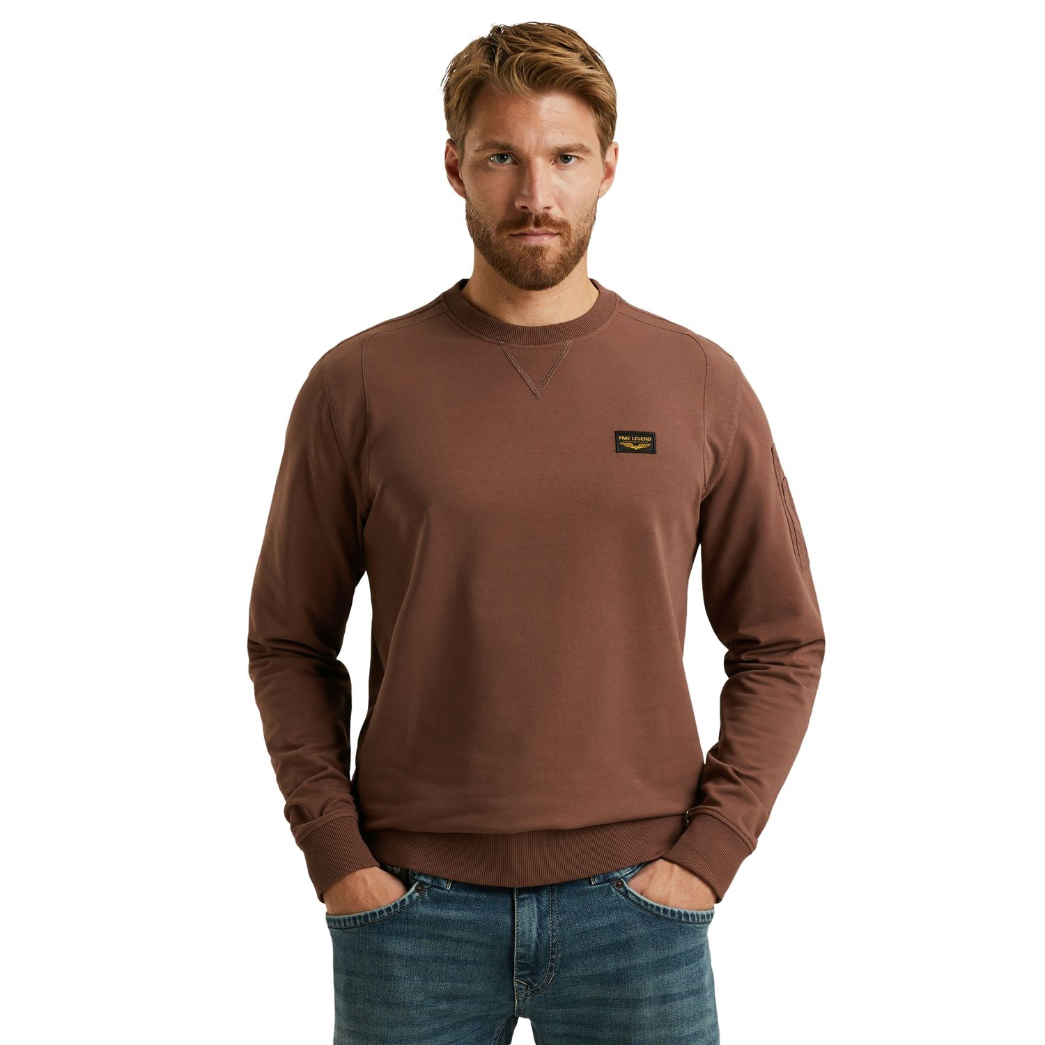 PME-Legend Herren Sweatshirt CREWNECK AMERICAN CLASSIC - Regular Fit günstig online kaufen