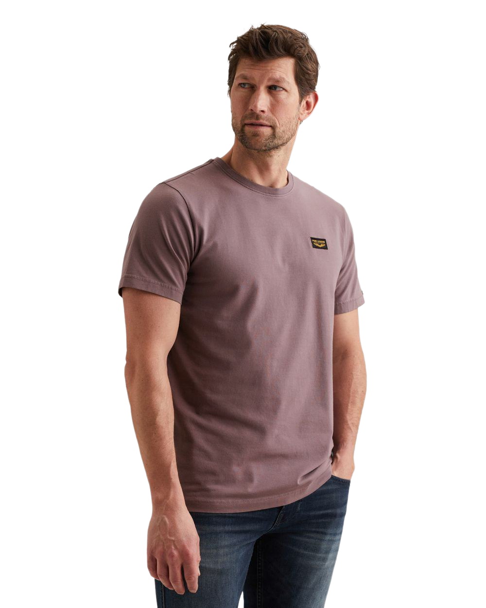 PME Legend Herren Rundhals T-Shirt SHORT SLEEVE R-NECK AMERICAN CLASSIC - Regular Fit