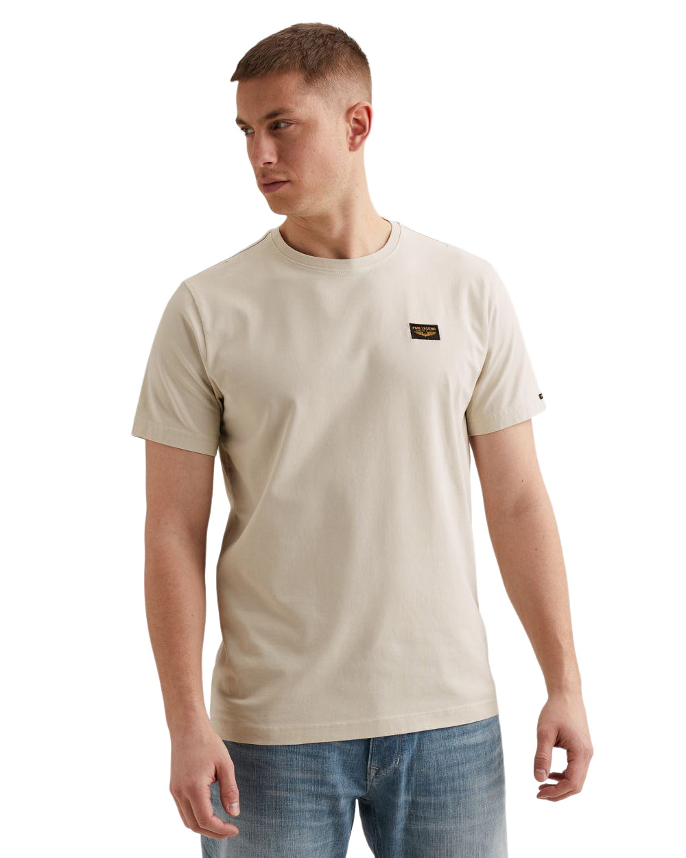 PME Legend Herren Rundhals T-Shirt SHORT SLEEVE R-NECK AMERICAN CLASSIC - R günstig online kaufen