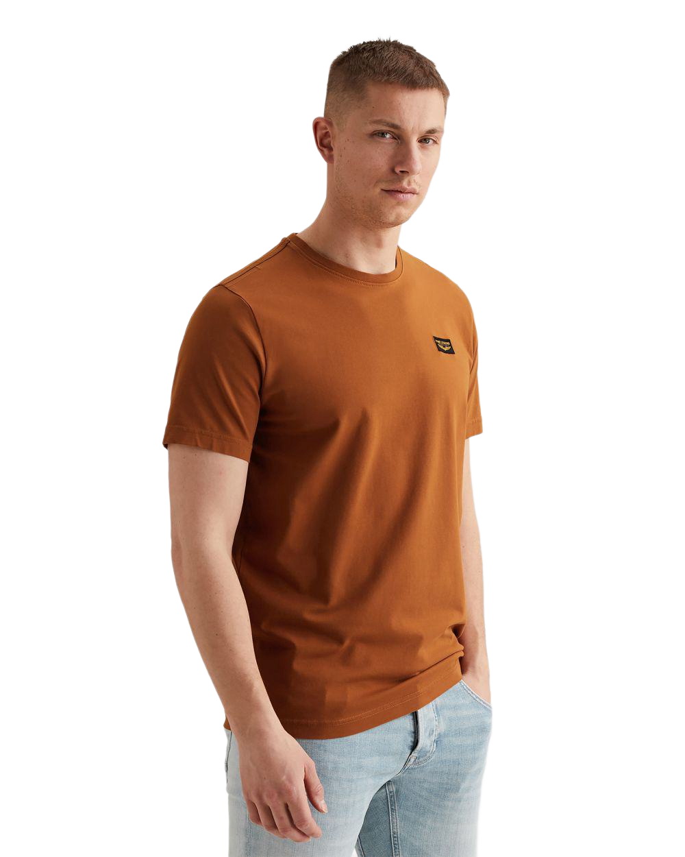 PME Legend Herren Rundhals T-Shirt SHORT SLEEVE R-NECK AMERICAN CLASSIC - R günstig online kaufen