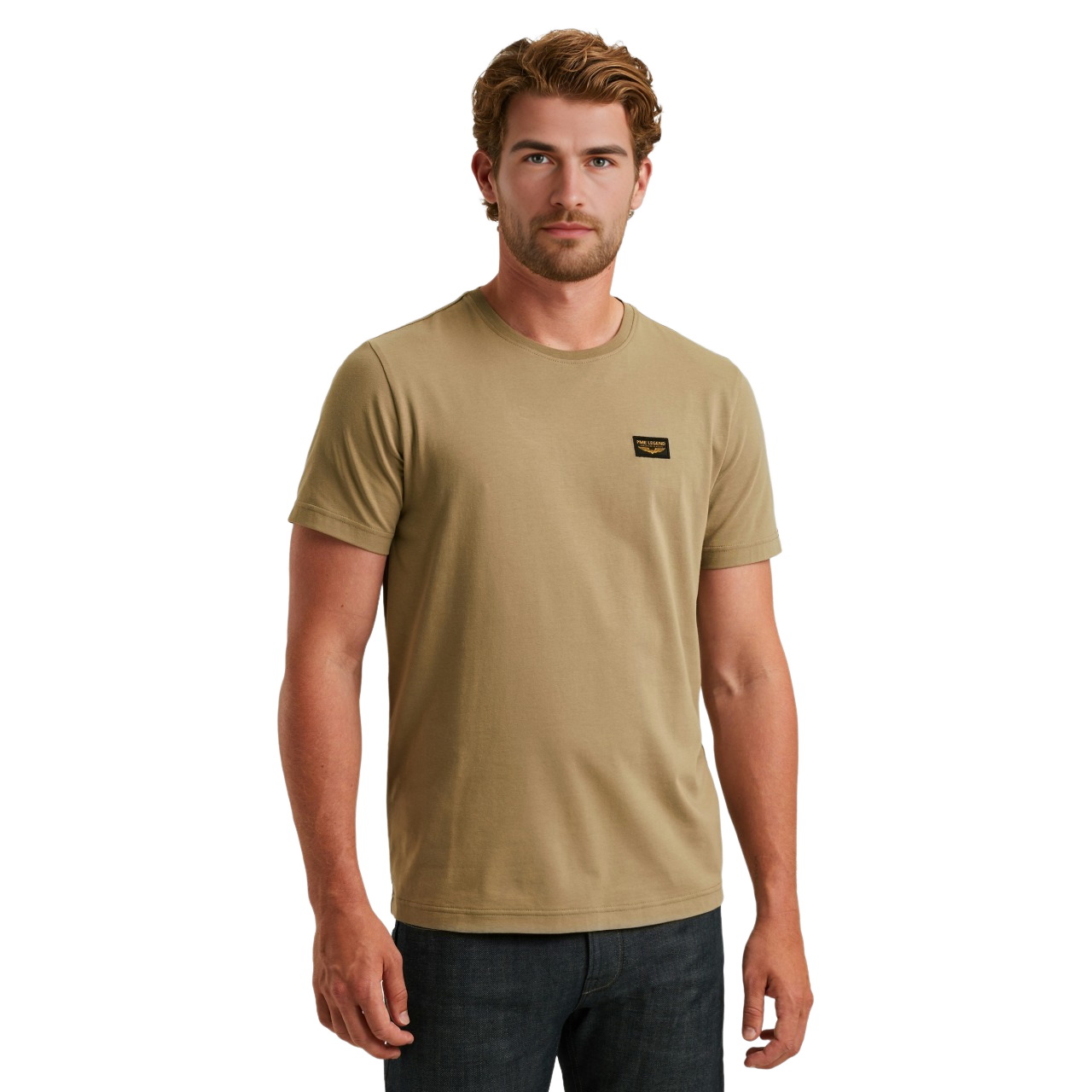 PME Legend Herren Rundhals T-Shirt SHORT SLEEVE R-NECK AMERICAN CLASSIC - Regular Fit