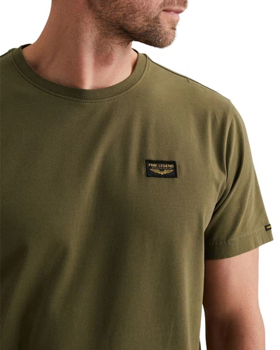 PME Legend Herren Rundhals T-Shirt  SHORT SLEEVE R-NECK AMERICAN CLASSIC - Regular Fit