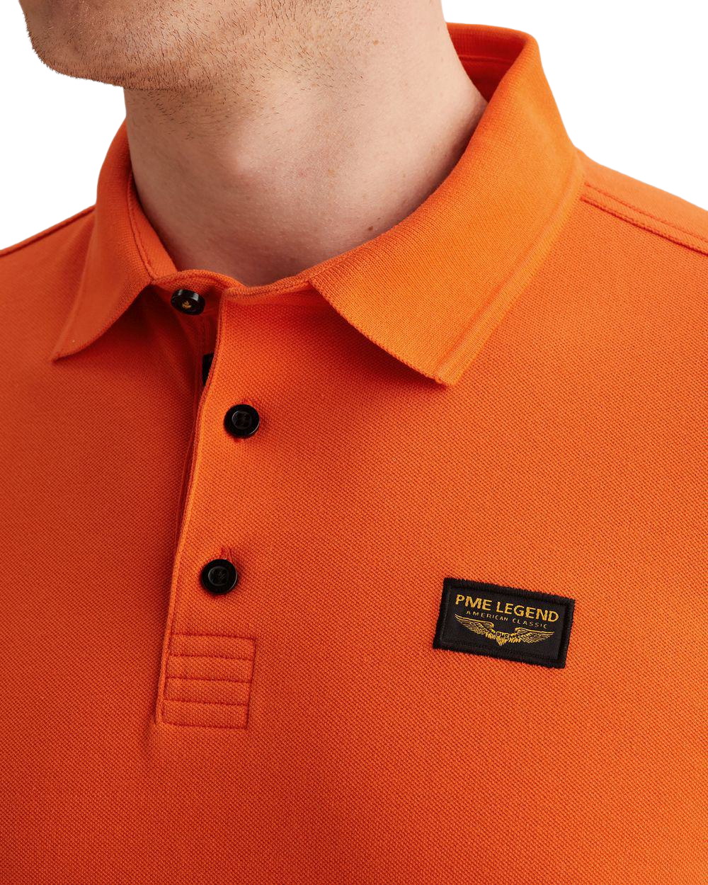 PME Legend Herren Poloshirt SHORT SLEEVE POLO AMERICAN CLASSIC - Regular Fi günstig online kaufen