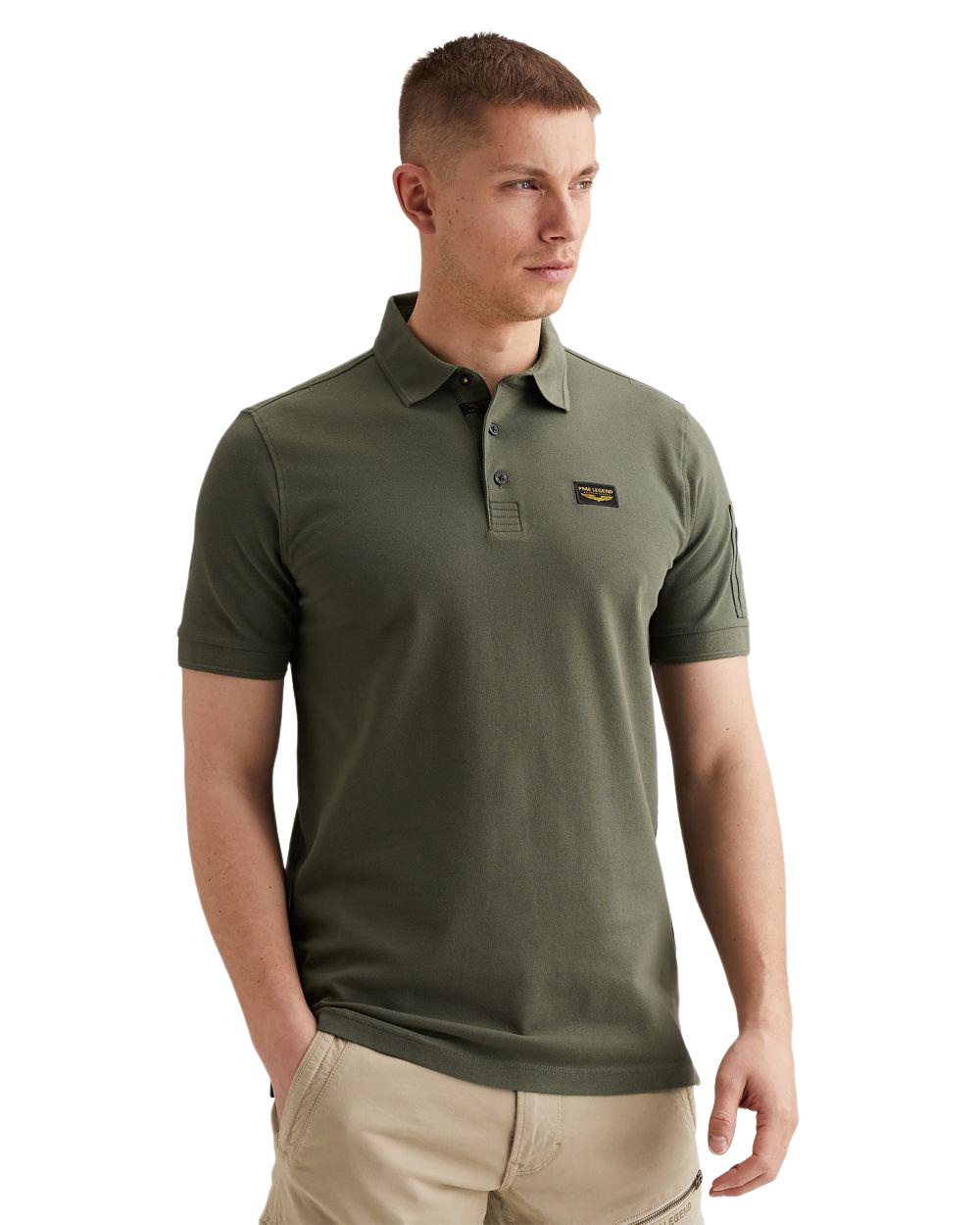 PME Legend Herren Poloshirt SHORT SLEEVE POLO AMERICAN CLASSIC - Regular Fi günstig online kaufen