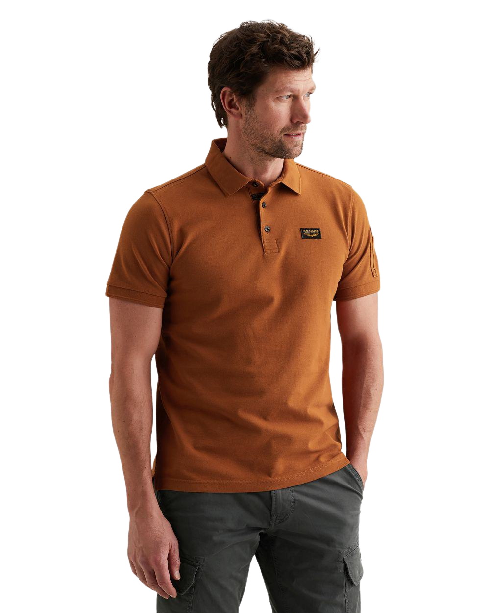 PME Legend Herren Poloshirt SHORT SLEEVE POLO AMERICAN CLASSIC - Regular Fi günstig online kaufen
