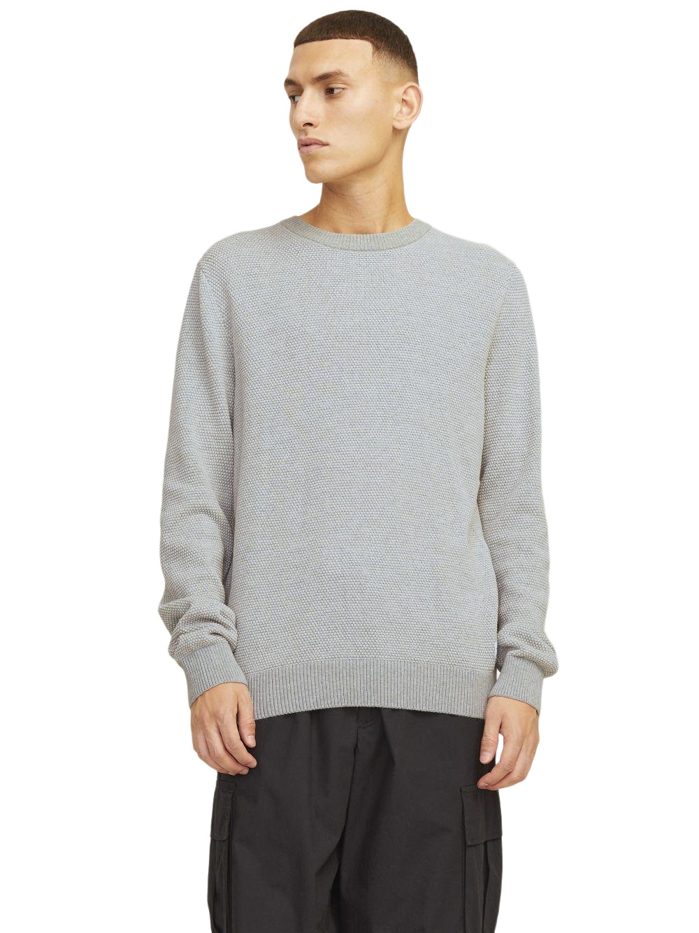Jack & Jones Herren Rundhals Strickpullover JJEGLOBE KNIT CREW NECK - Regul günstig online kaufen