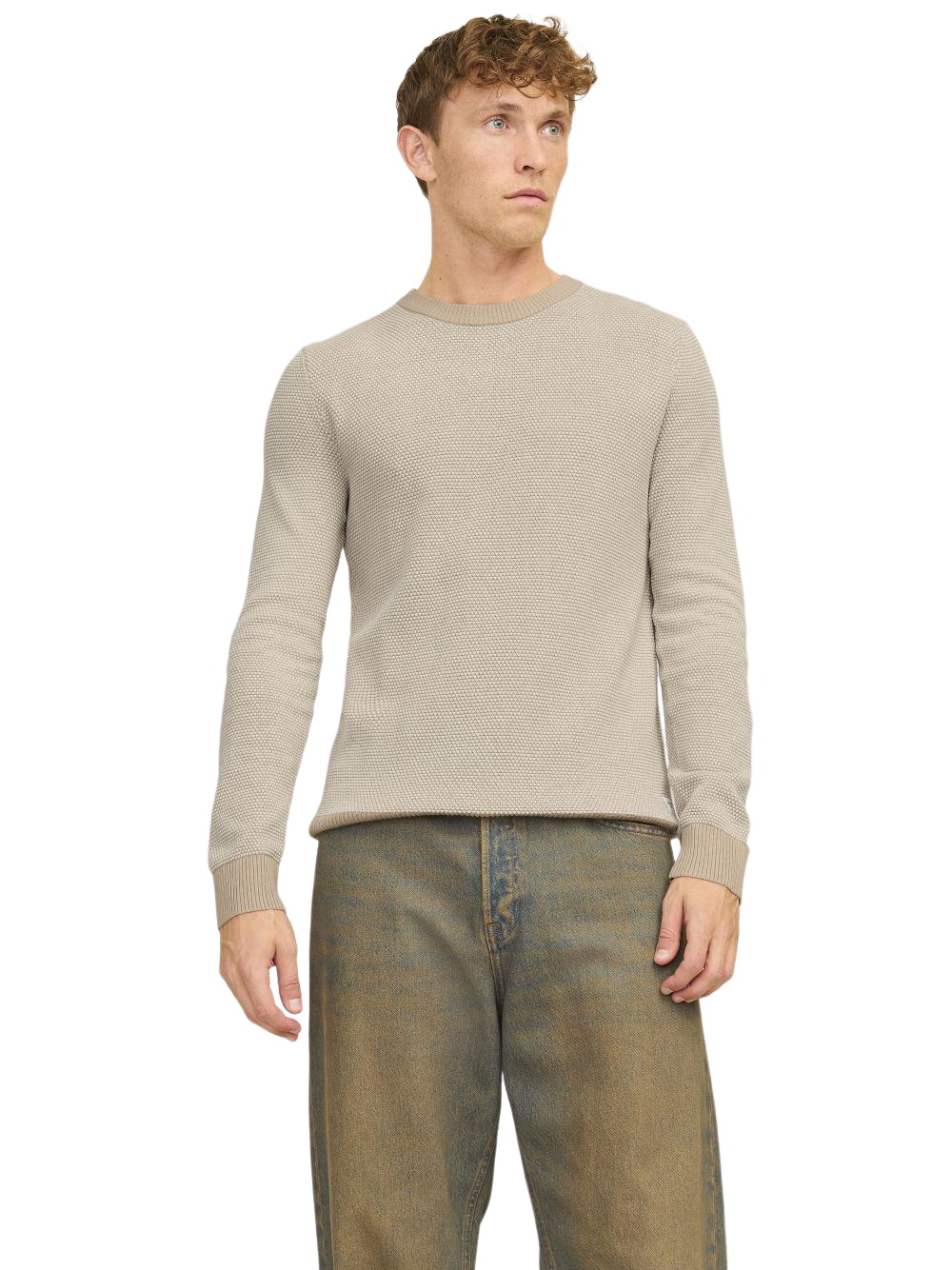 Thumbnail - Jack & Jones Herren Rundhals Strickpullover JJEGLOBE KNIT CREW NECK - Regular Fit