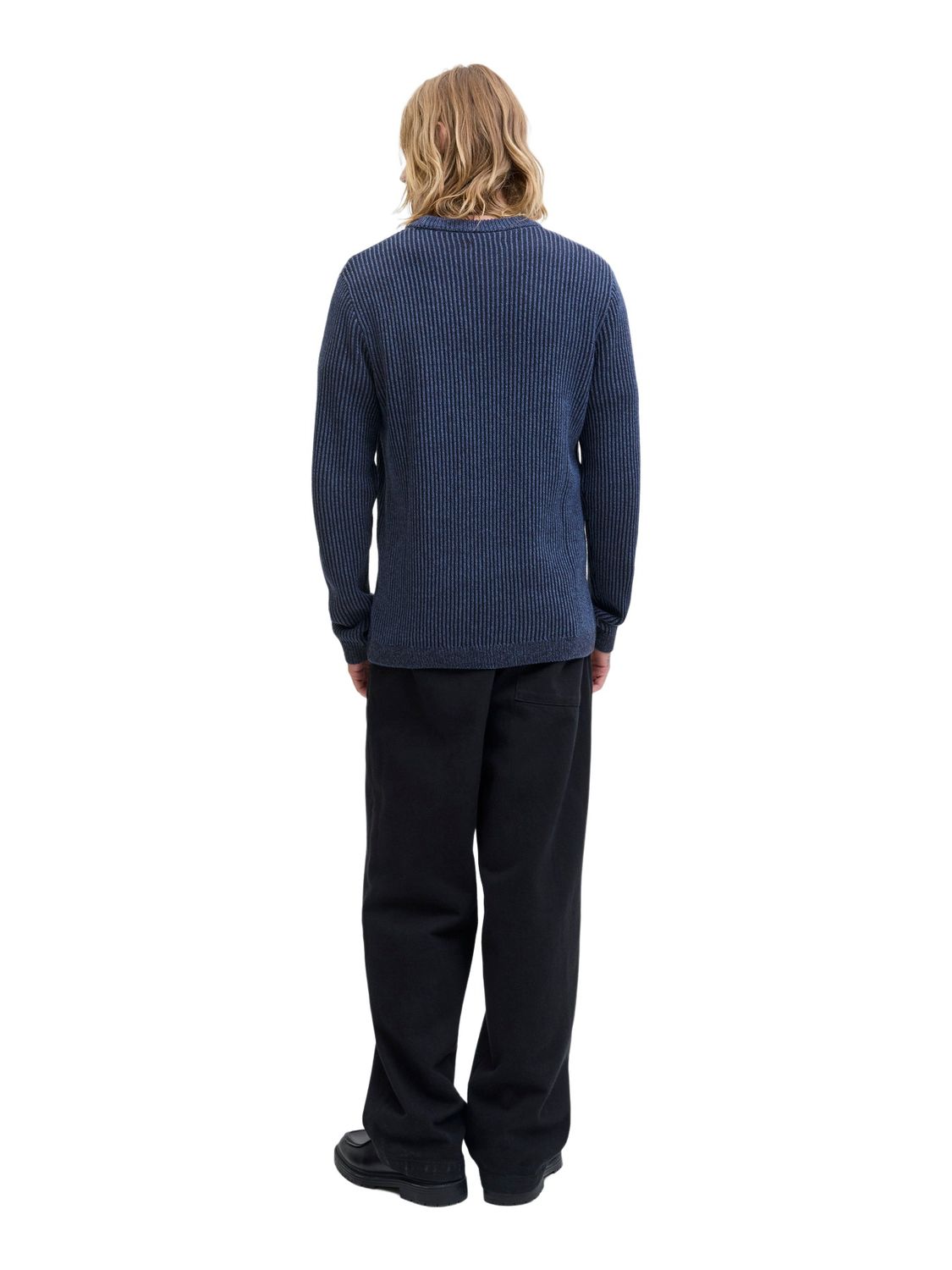 Jack & Jones Herren Rundhals Strickpullover JJEDOVER KNIT CREW NECK - Regul günstig online kaufen