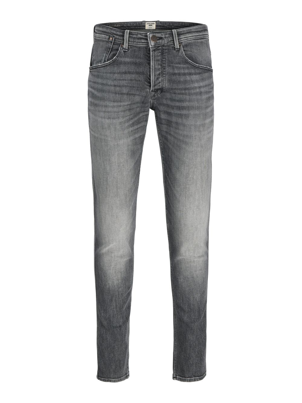 Jack & Jones Herren Jeans JJIGLENN JJDENVER - Low Waist - Slim Fit - Schwarz
