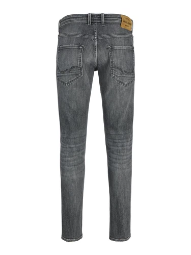 Jack & Jones Herren Jeans JJIGLENN JJDENVER - Low Waist - Slim Fit - Schwarz