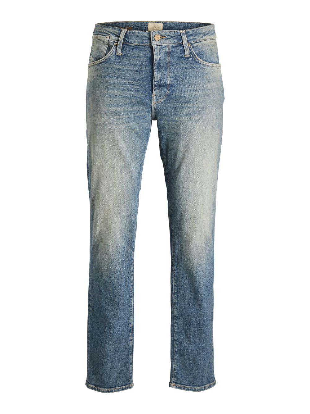 Jack & Jones Herren Jeans JJICLARK JJMILES - Mid Waist - Regular Fit - Blau