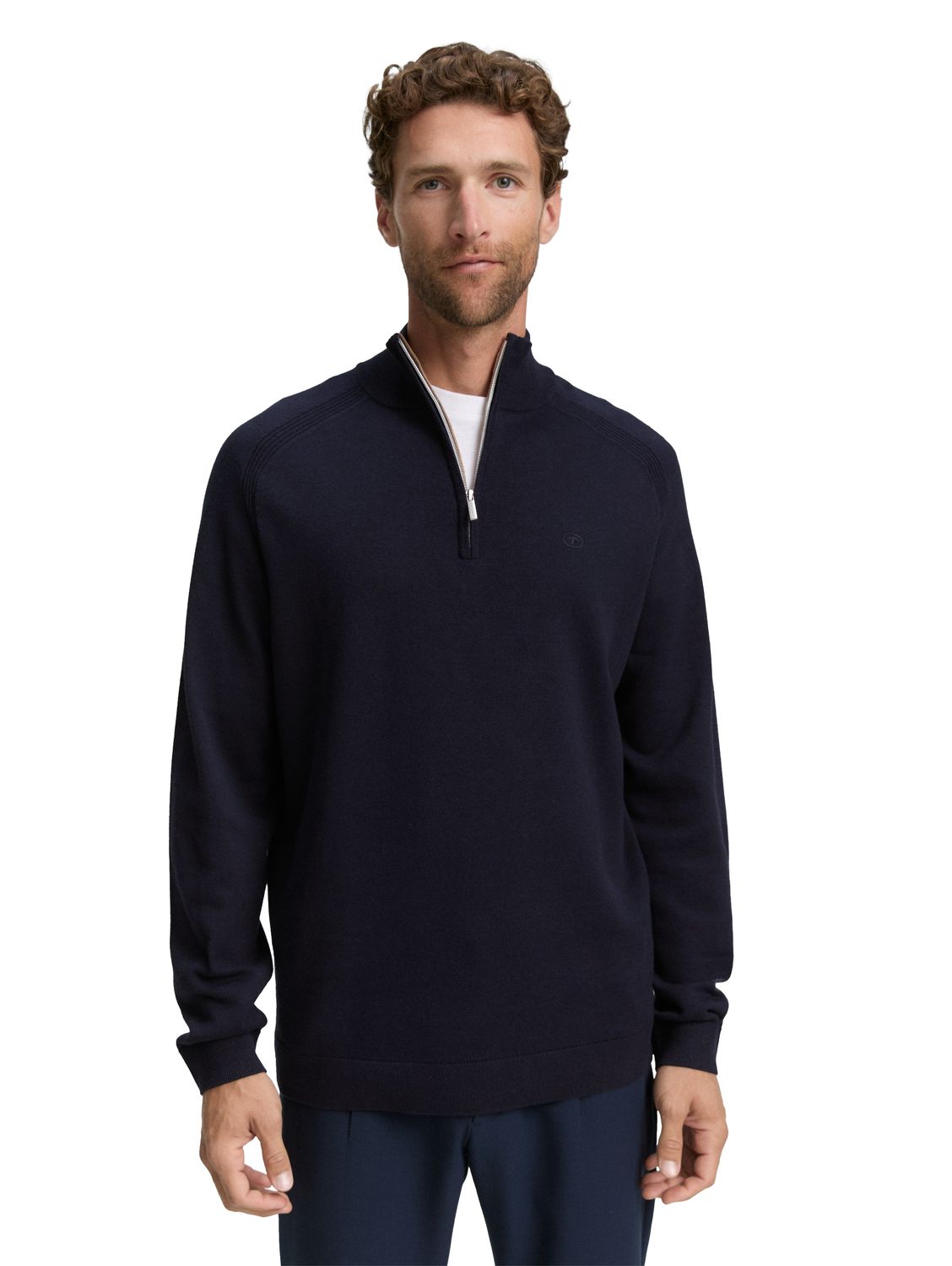 Tom Tailor Herren Strickpullover BASIC KNIT TROYER - Regular Fit günstig online kaufen