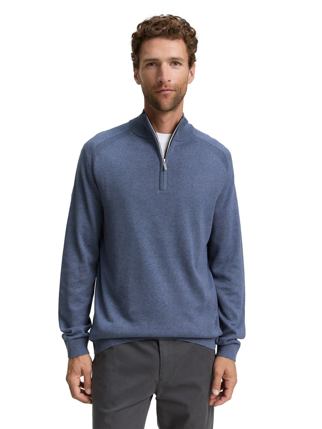 Tom Tailor Herren Strickpullover BASIC KNIT TROYER - Regular Fit