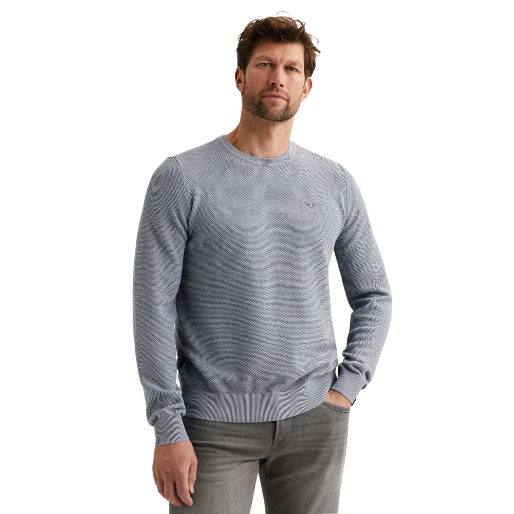 Thumbnail - PME Legend Herren Rundhals Pullover R-NECK COTTON MODAL - Regular Fit