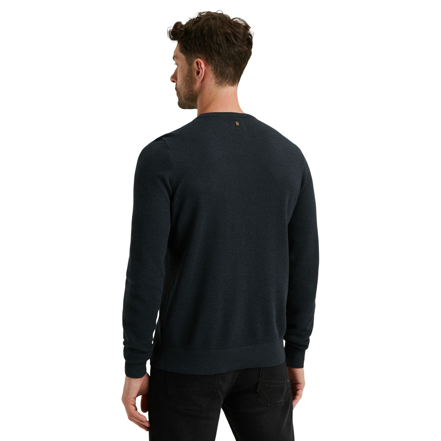 PME Legend Herren Rundhals Pullover R-NECK COTTON MODAL - Regular Fit günstig online kaufen