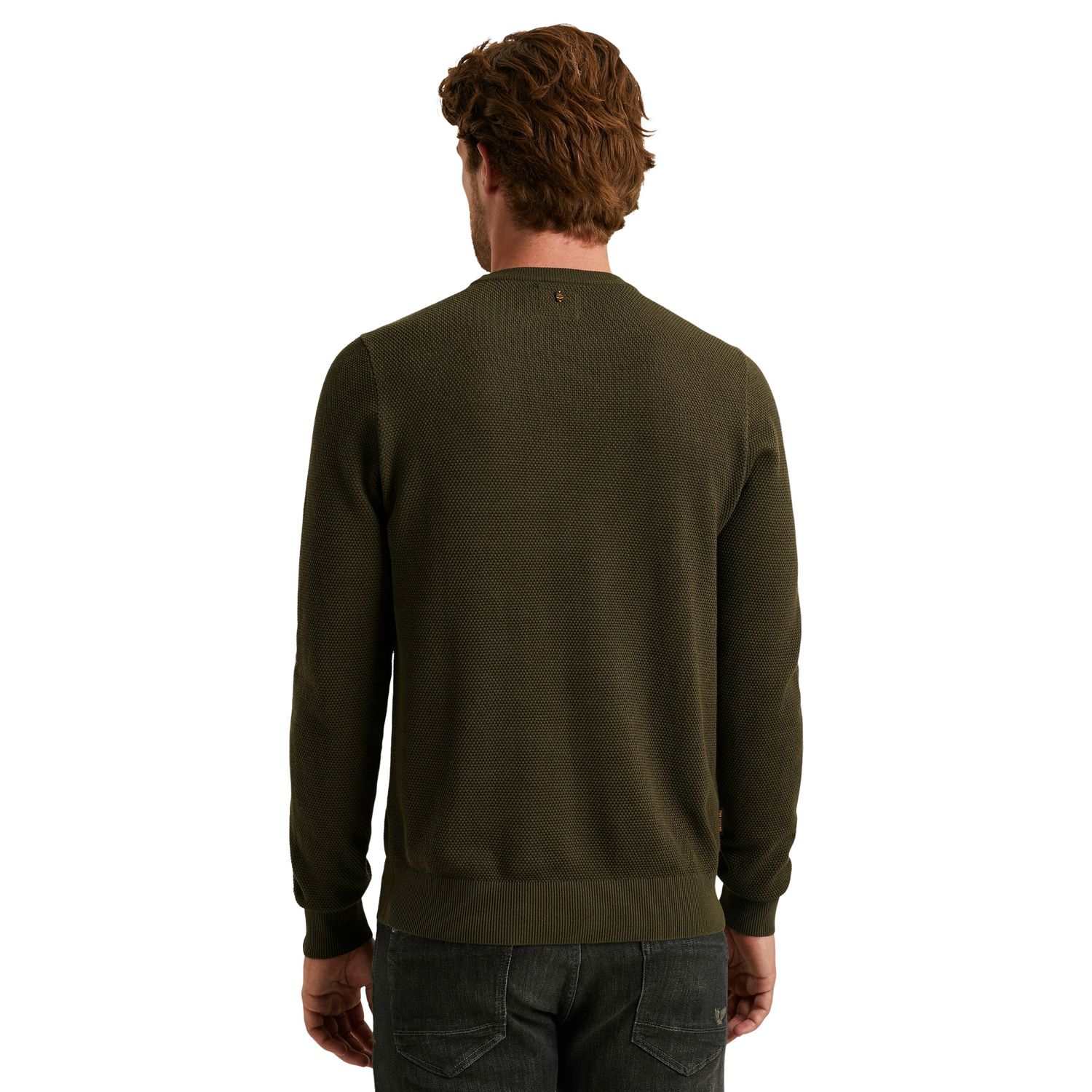 PME Legend Herren Rundhals Pullover R-NECK COTTON MODAL - Regular Fit günstig online kaufen