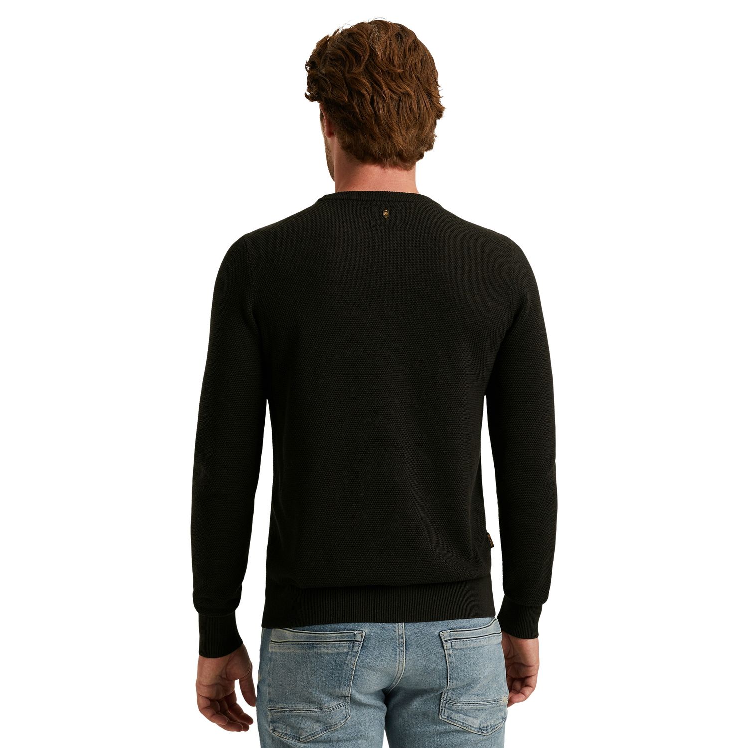 PME Legend Herren Rundhals Pullover R-NECK COTTON MODAL - Regular Fit günstig online kaufen