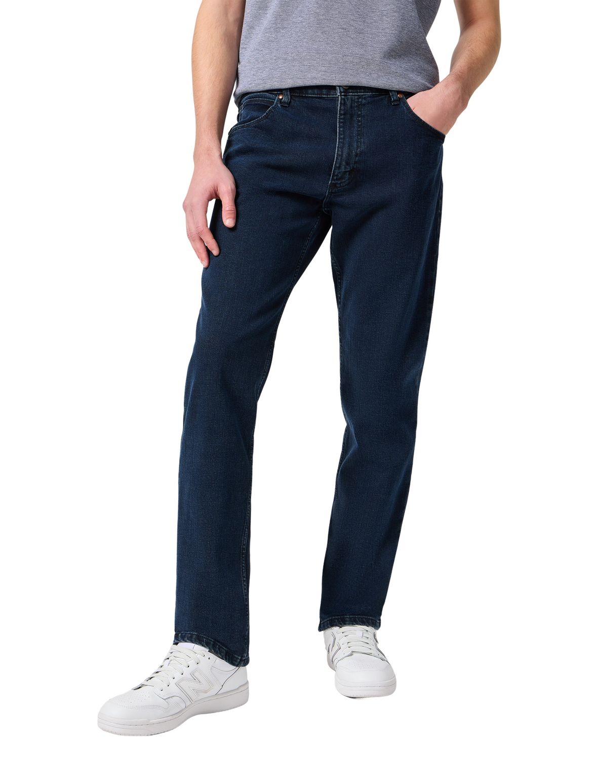 Wrangler Herren Jeans REGULAR - Mid Waist - Regular Fit - Blau Schwarz