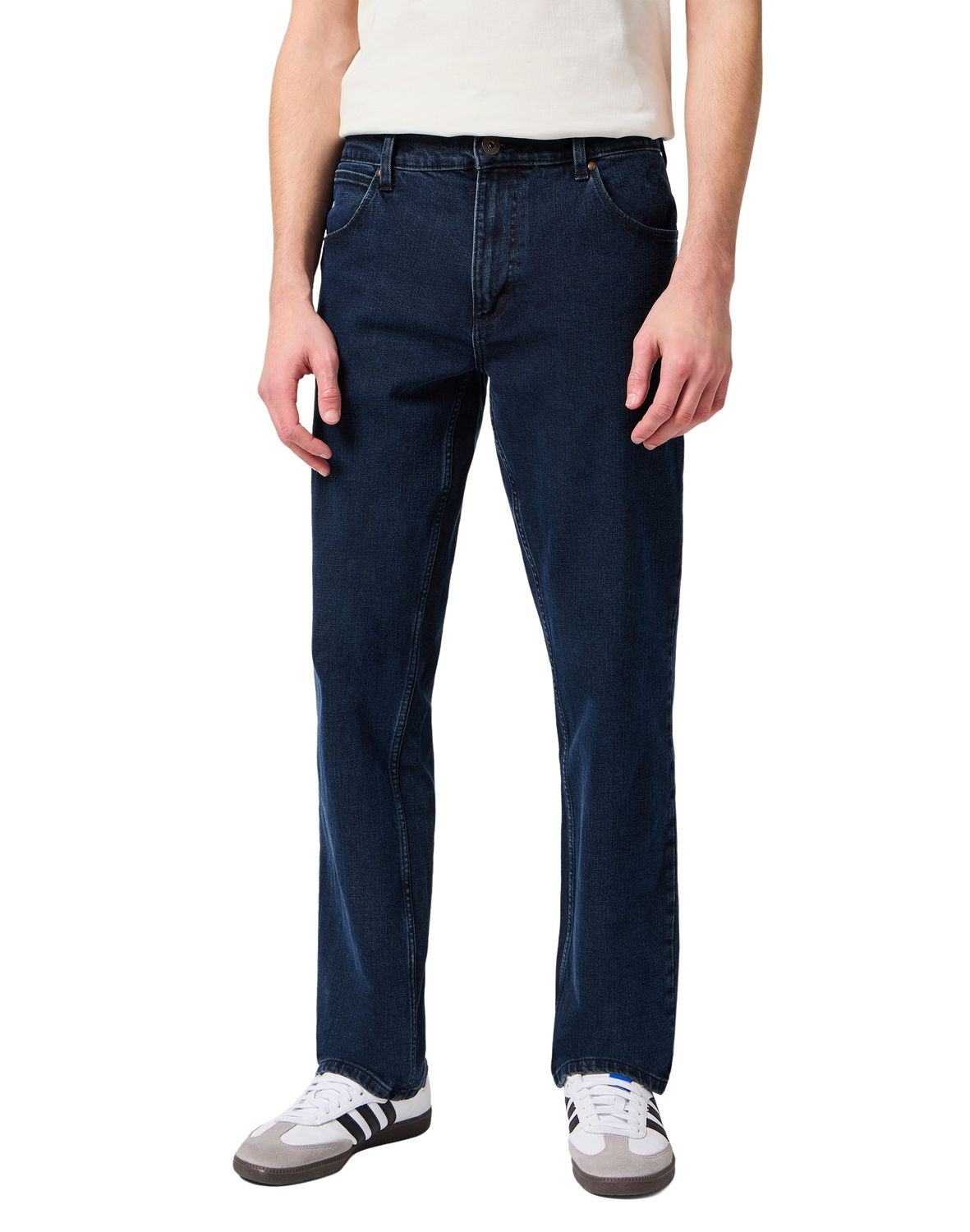 Wrangler Herren Jeans STRAIGHT - Mid Waist - Regular Fit - Blau Schwarz