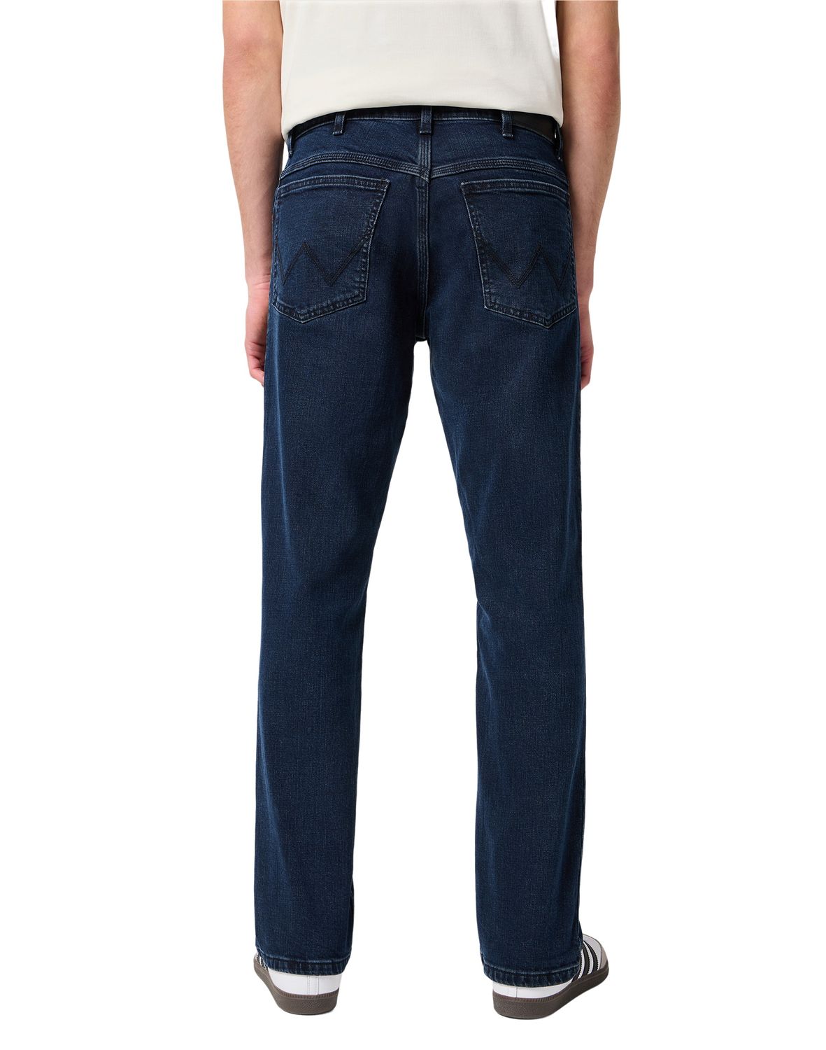Wrangler Herren Jeans STRAIGHT - Mid Waist - Regular Fit - Blau Schwarz günstig online kaufen