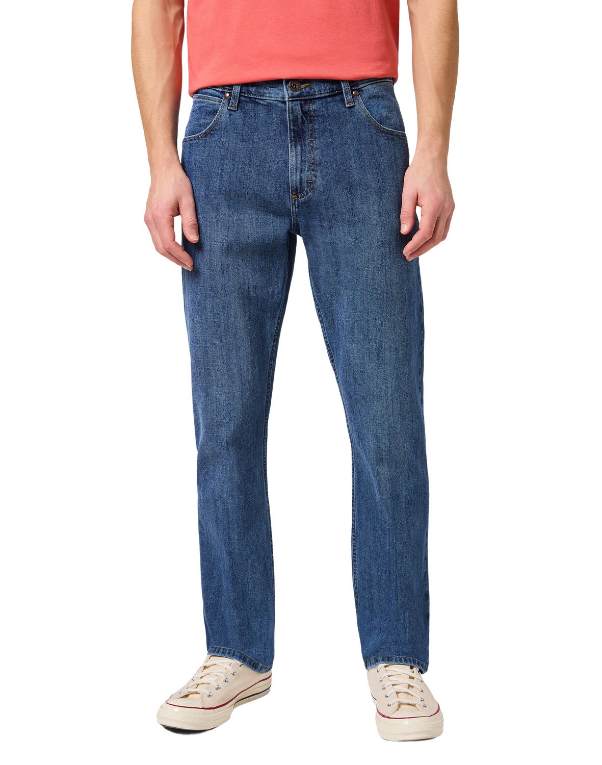 Thumbnail - Wrangler Herren Jeans STRAIGHT - Mid Waist - Regular Fit - Blau Schwarz