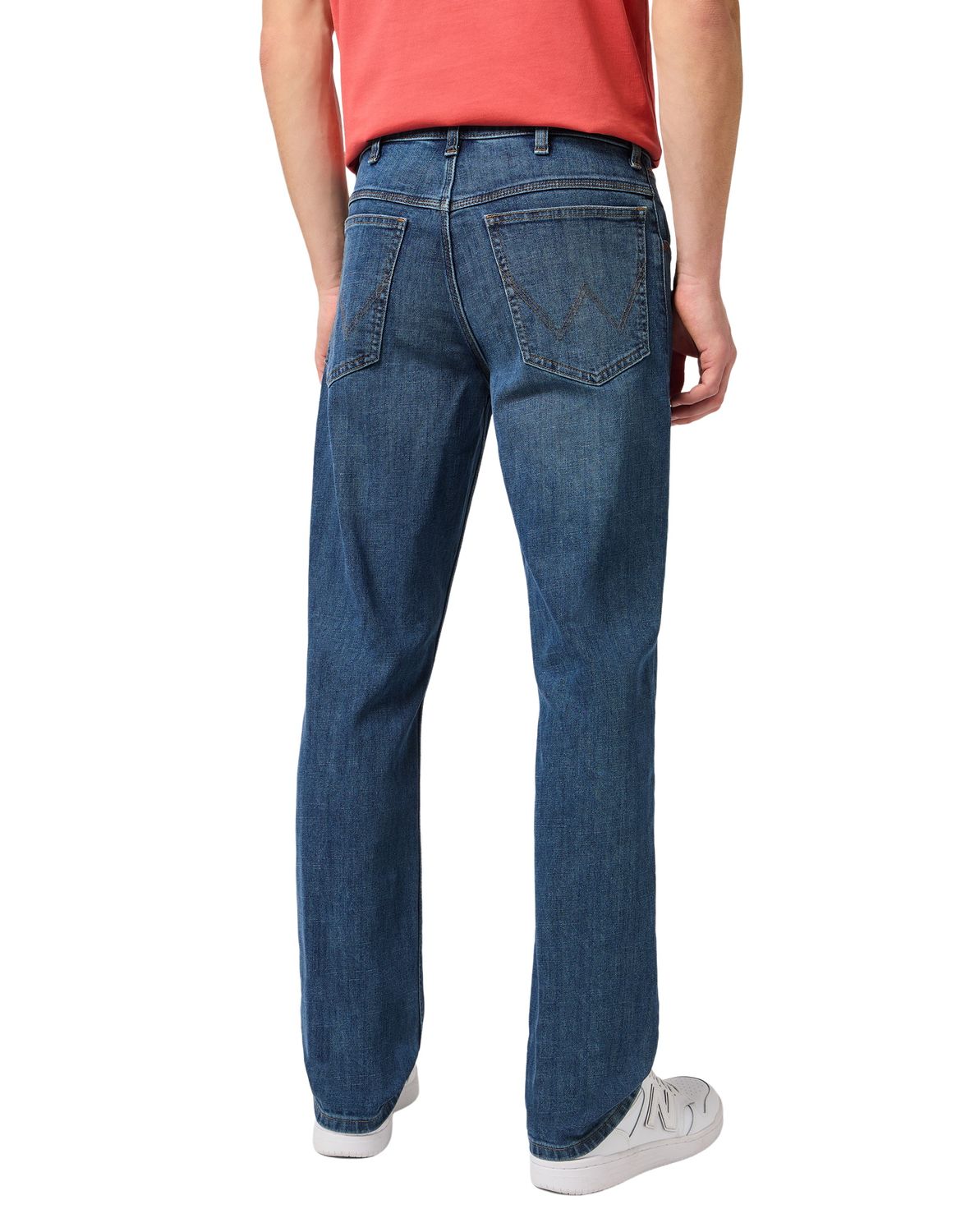 Wrangler Herren Jeans STRAIGHT - Mid Waist - Regular Fit - Blau Schwarz günstig online kaufen
