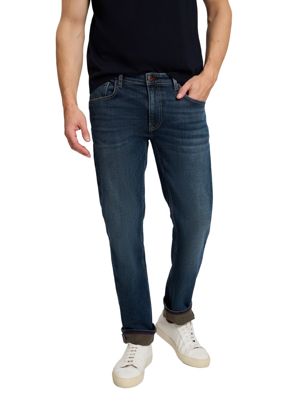 Cross Jeans Herren Jeans DAMIEN - Slim Fit - Blau günstig online kaufen