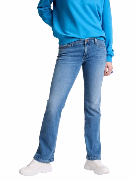 Cross Jeans Damen Jeans LAUREN - High Waist - Bootcut  - Blau Schwarz Cross Jeans Damen Jeans LAUREN - High Waist - Bootcut  - Blau Schwarz