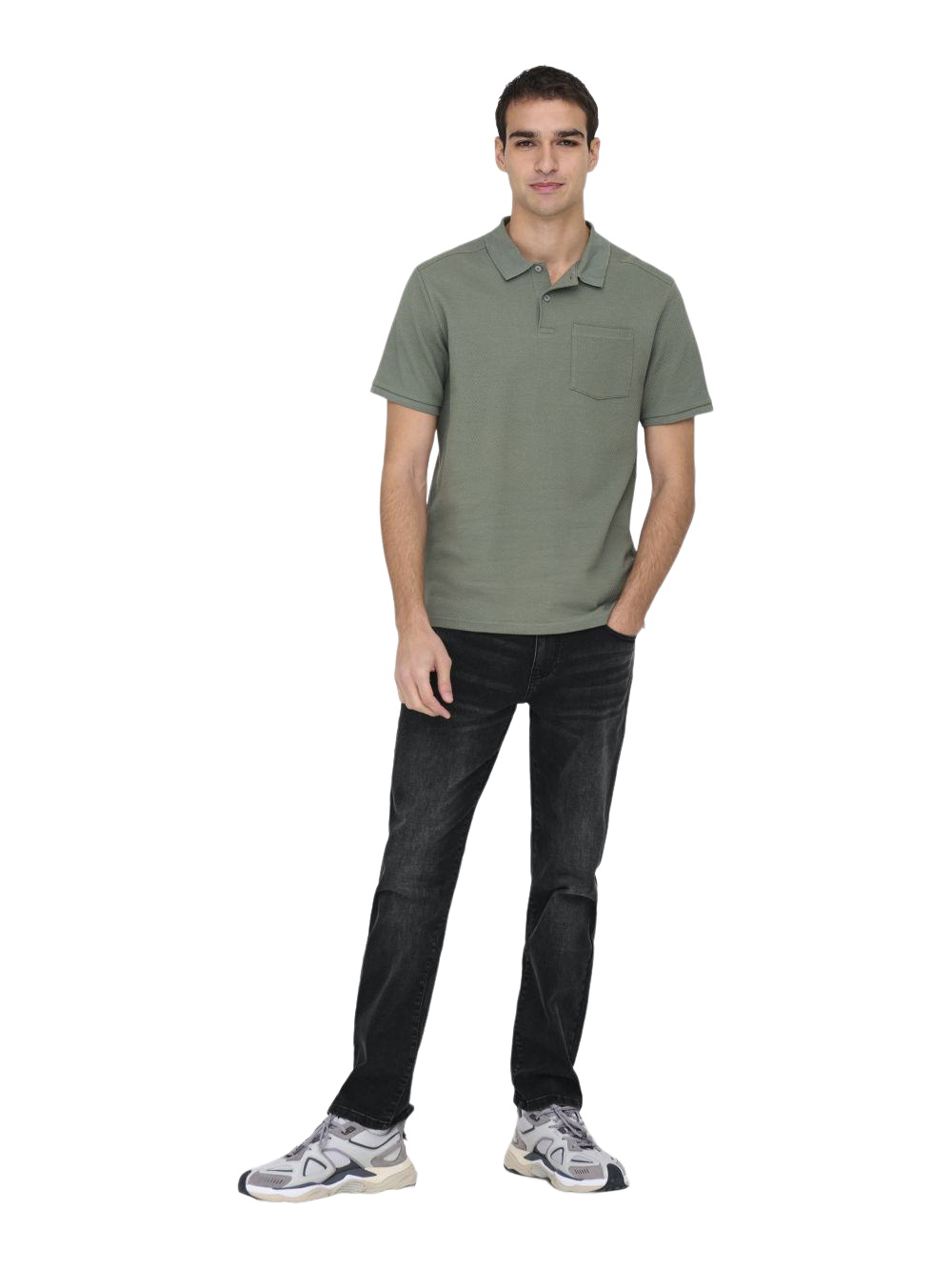 Only & Sons Herren Jeans ONSWEFT REGULAR - Mid Waist - Regular Fit - Blau S günstig online kaufen