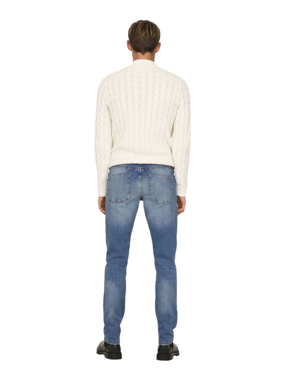 Only & Sons Herren Jeans ONSWEFT REGULAR - Mid Waist - Regular Fit - Blau S günstig online kaufen